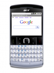 Fotografia Acer beTouch E210