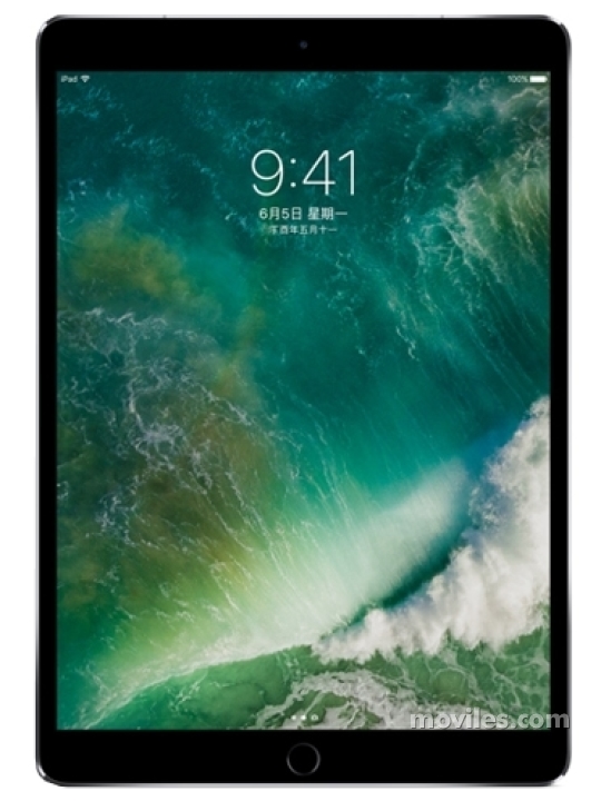 Fotografías Varias vistas de Tablet Apple iPad Pro 12.9 Gris Espacial y Dorado y Plata. Detalle de la pantalla: Varias vistas