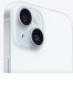 Fotografías Trasera de Apple iPhone 15 Azul y Rosa. Detalle de la pantalla: Cámara de fotos
