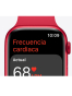 Fotografías Frontal de Apple Watch Series 8 Rojo. Detalle de la pantalla: Pantalla de inicio
