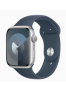 Fotografías Frontal de Apple Watch Series 9 41mm Plata. Detalle de la pantalla: Pantalla de inicio