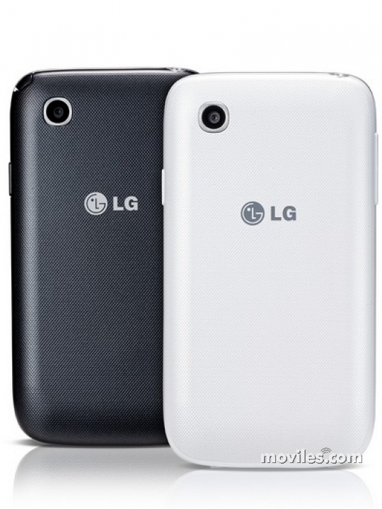 Cámara trasera del LG L35 en blanco y negro