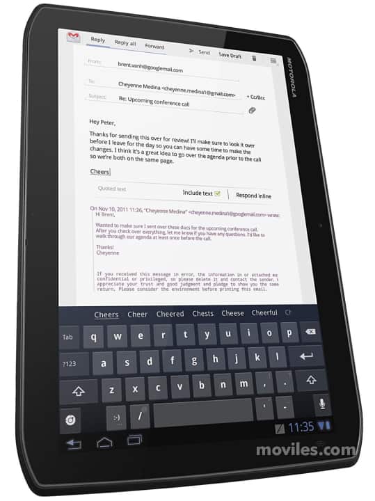 Imagen 3 Tablet Motorola XOOM 2 MZ615
