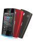 Fotografías Varias vistas de Nokia 500 Azul y Negro y Rojo. Detalle de la pantalla: Pantalla de inicio