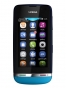 Fotografías Frontal de Nokia Asha 311 Azul. Detalle de la pantalla: Navegador de aplicaciones