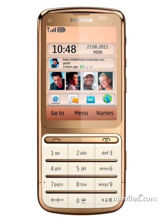 Nokia C3-01 Gold Edition