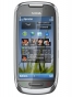 Fotografías Frontal de Nokia C7 Gris metalizado. Detalle de la pantalla: Pantalla de inicio