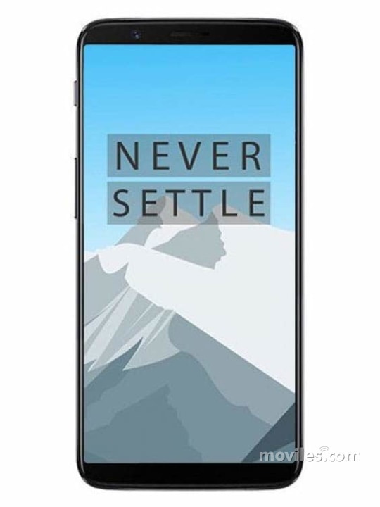 Fotografías Varias vistas de OnePlus 5T Negro. Detalle de la pantalla: Varias vistas