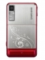 Fotografías Trasera de Samsung F480i Rojo y Plata. Detalle de la pantalla: Cámara de fotos