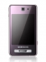 Fotografías Frontal de Samsung F480i Rosa. Detalle de la pantalla: Pantalla apagada