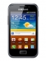Fotografías Frontal de Samsung Galaxy Ace Plus Negro. Detalle de la pantalla: Reloj