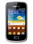Fotografías Frontal de Samsung Galaxy Mini 2 Negro y Naranja. Detalle de la pantalla: Reloj