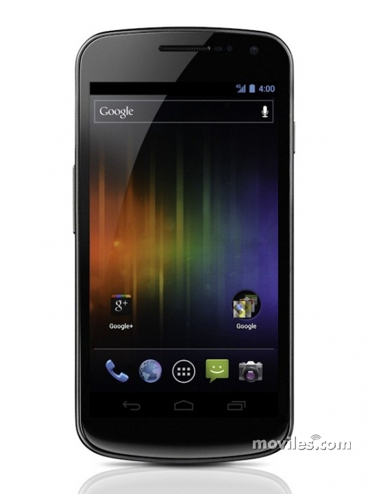 Fotografías Frontal de Samsung Galaxy Nexus Negro. Detalle de la pantalla: Navegador de aplicaciones
