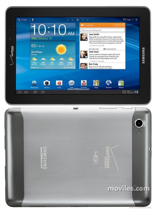 Imagen 2 Tablet Samsung Galaxy Tab 7.7 4G I815