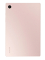 Fotografías Trasera de Tablet Samsung Galaxy Tab A8 10.5 (2022) Rosa. Detalle de la pantalla: No se ve la pantalla
