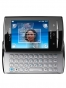 Fotografías Frontal y Teclado desplegable de Sony Ericsson Xperia X10 Mini Pro Negro. Detalle de la pantalla: Facebook